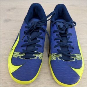 Nike Boys Blue and Yellow Athletic Shoes
